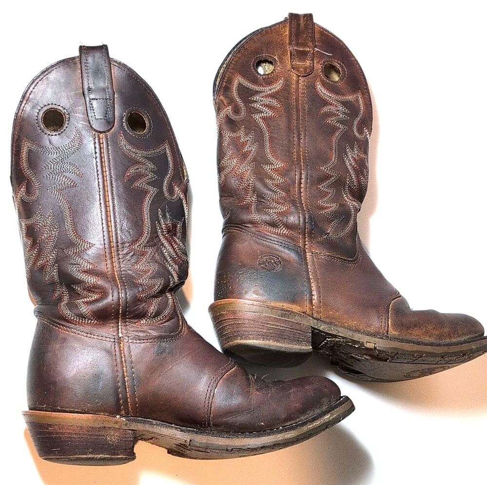 Double-H DH5159 Brown Western Equestrian Boots Men's US Size 7 Woman 8 - Picture 8 of 10